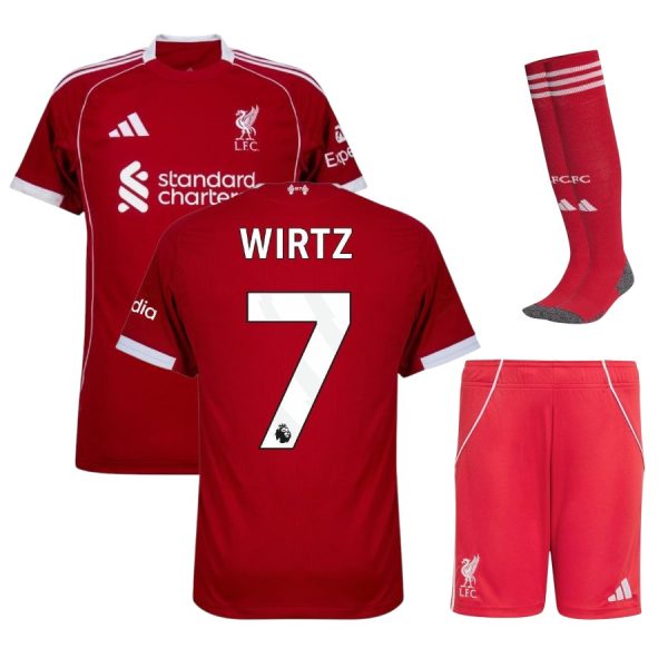 Maillot Kit Enfant Liverpool Domicile 2025 2026 Wirtz