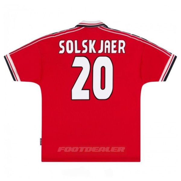 Maillot Manchester United Domicile 1998 2000 Solskjaer