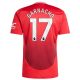 Maillot Kit Enfant Manchester United Domicile 2024 2025 Garnacho - Image 2