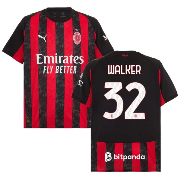 Maillot Milan AC Domicile 2025 2026 Walker
