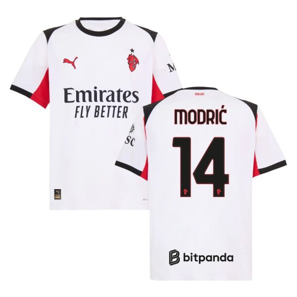 Maillot Milan AC Exterieur 2025 2026 Modric