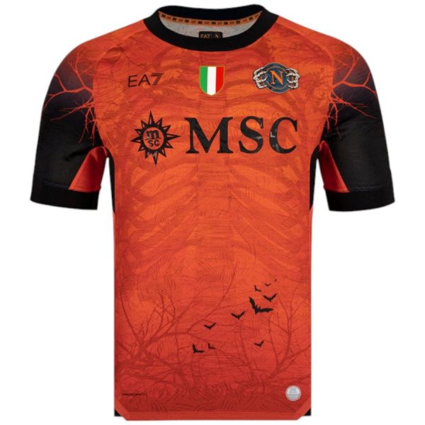 Maillot Naples Halloween 2025 2026 Orange