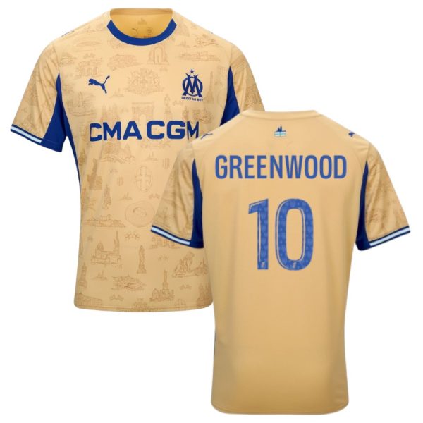 Maillot OM Fourth 2025 2026 Greenwood