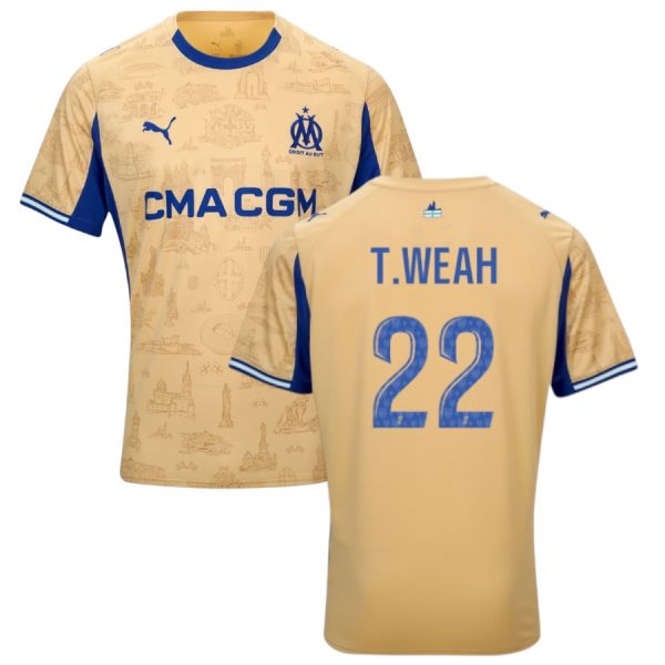 Maillot OM Fourth 2025 2026 Weah