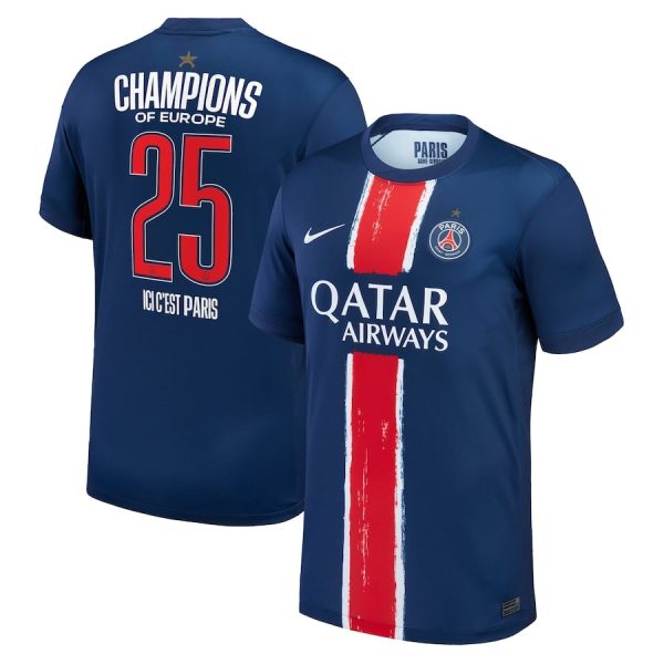 Maillot Match PSG Champions D??Europe 2025 1 Etoile