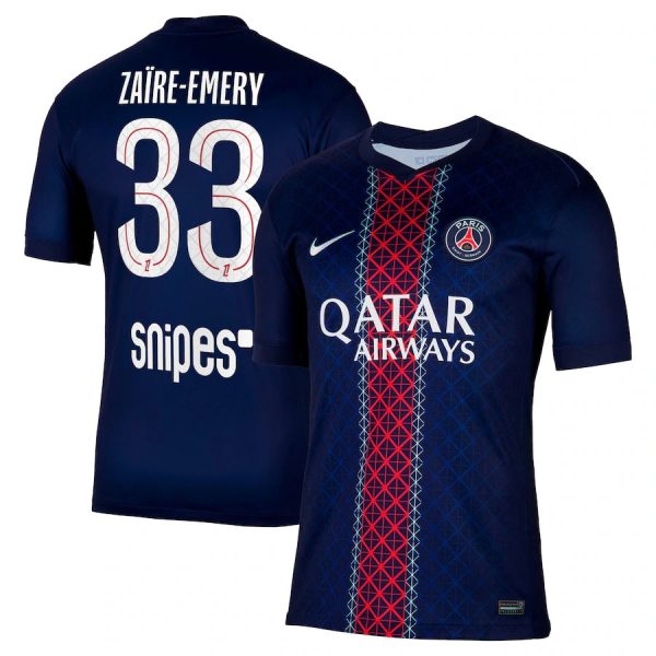 Maillot PSG Domicile 2025 2026 Zaire Emery