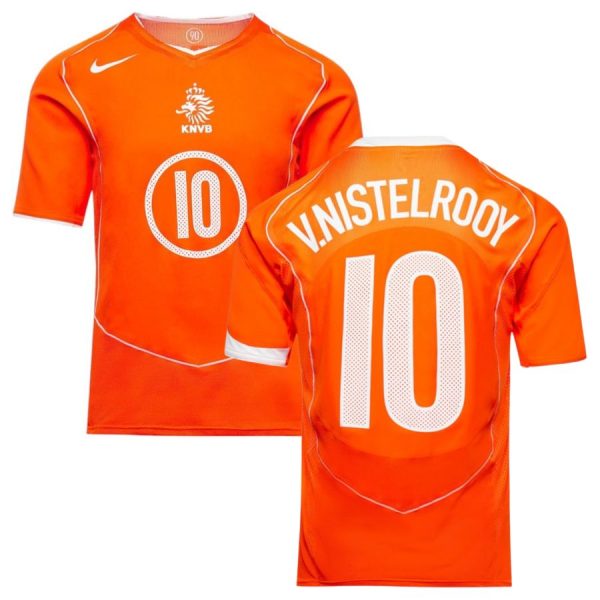 Maillot Pays-Bas Exterieur R??-Edition Nike 2004 Van Nistelrooy