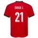 Maillot Enfant Portugal Domicile 2024 2025 Diogo Jota - Image 2