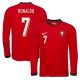 Maillot Portugal Domicile 2025 2026 Ronaldo Manches Longues