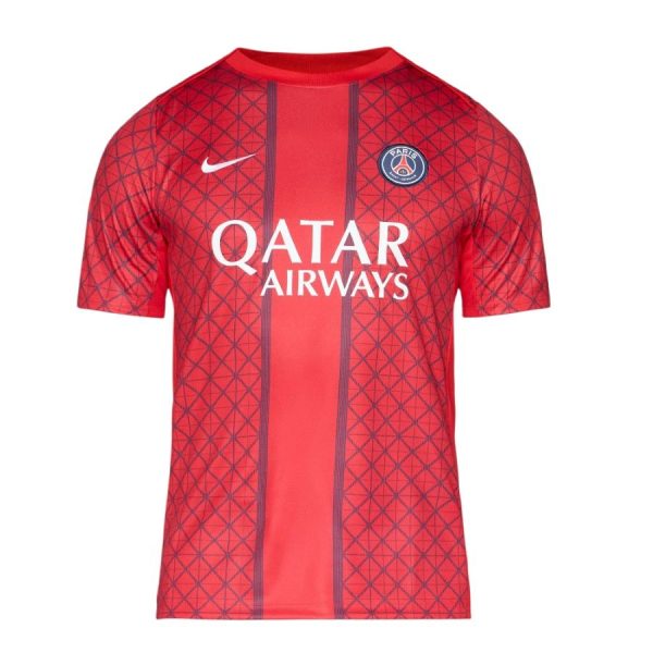 Maillot Pre Match PSG 2025 2026 Rouge