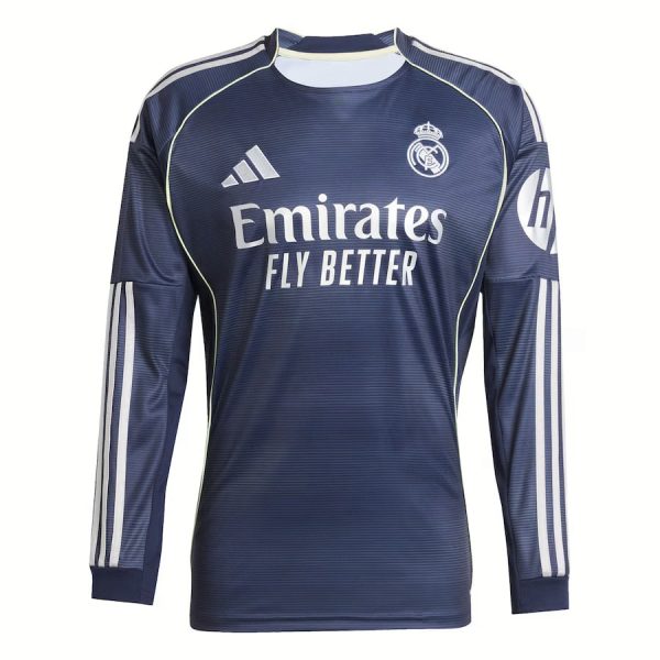 Maillot Real Madrid Exterieur 2025 2026 Manches Longues