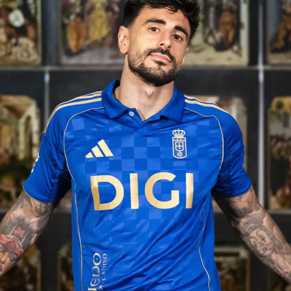 Maillot Real Oviedo Domicile 2025 2026