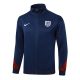 Survetement Angleterre Veste 2024 2025 Bleu Fonc?? - Image 2