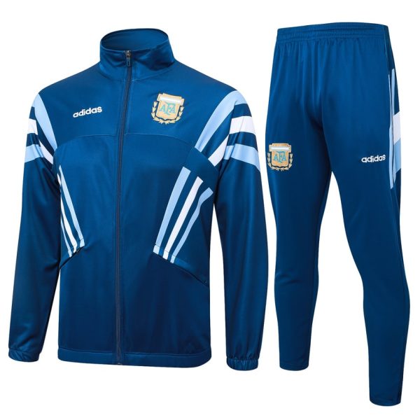 Survetement Argentine Veste 2024 2025 Bleu Fonc??