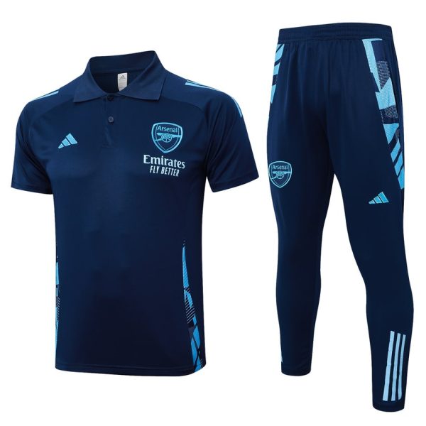 Survetement Arsenal Polo 2024 2025 Bleu