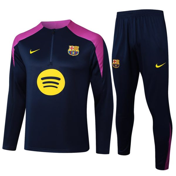 Survetement Barca Training 2024 2025 Bleu Rose
