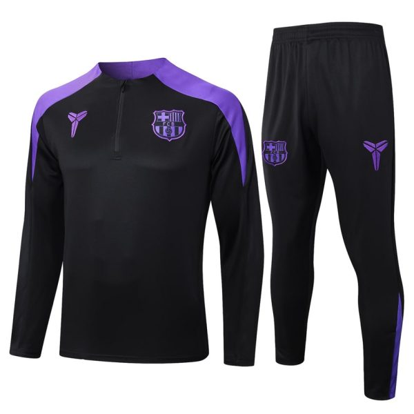 Survetement Barca Training 2025 2026 Noir Violet