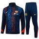 Survetement Barca Veste 2024 2025 Bleu Motif