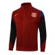 Survetement Barca Veste 2024 2025 Rouge Sombre - Image 2