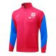 Survetement Barca Veste 2024 2025 Rouge Clair - Image 2