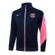 Survetement Barca Veste 2025 2026 Bleu Rose - Image 2