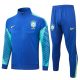 Survetement Bresil Veste 2024 2025 Bleu ??clatant