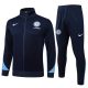 Survetement Chelsea Veste 2024 2025 Bleu Fonc??