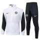 Survetement Chelsea Veste 2025 2026 Blanc Noir