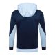 Survetement Equipe de France Sweat 2024 2025 Blanc Bleu - Image 3