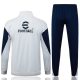 Survetement Inter Milan Veste 2025 2026 Blanc Bleu - Image 4