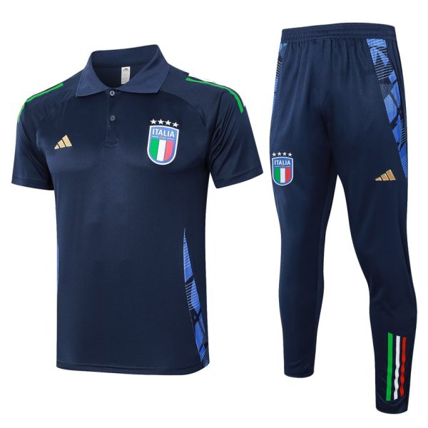 Survetement Italie Polo 2024 2025 Bleu