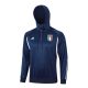 Survetement Italie Sweat 2024 2025 Bleu Fonc?? - Image 2