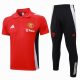 Survetement Manchester United Polo 2024 2025 Rouge Clair