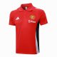 Survetement Manchester United Polo 2024 2025 Rouge Clair - Image 2