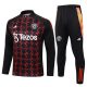Survetement Manchester United Training 2024 2025 Noir Rouge