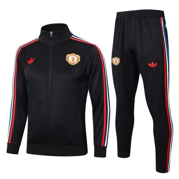 Survetement Manchester United Veste 2024 2025 Noir Sombre