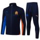 Survetement OM Veste 2024 2025 Bleu Fonc??