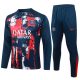 Survetement PSG Training 2024 2025 Bleu Rouge