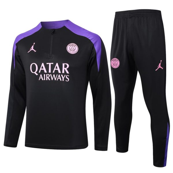 Survetement PSG Training 2024 2025 Noir Violet