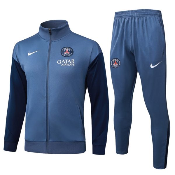Survetement PSG Veste 2025 2026 Bleu Oc??an