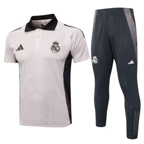 Survetement Real Madrid Polo 2024 2025 Gris Ros??