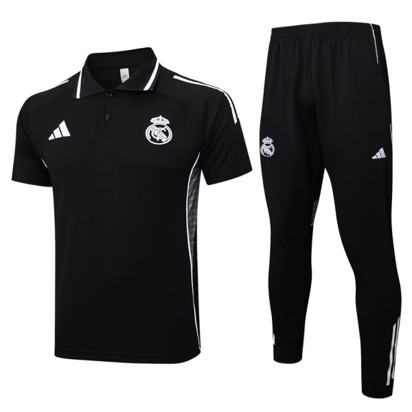 Survetement Real Madrid Polo 2024 2025 Noir Sombre