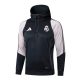 Survetement Real Madrid Sweat 2024 2025 Noir Blanc - Image 2