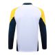Survetement Real Madrid Training 2024 2025 Blanc Jaune - Image 3