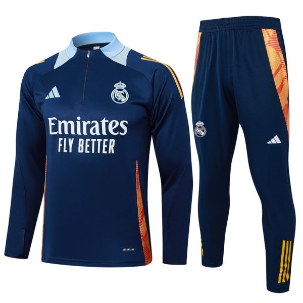 Survetement Real Madrid Training 2024 2025 Bleu Sombre