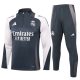 Survetement Real Madrid Training 2024 2025 Noir Blanc