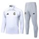 Survetement Real Madrid Training 2025 2026 Blanc Gris