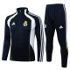 Survetement Real Madrid Training 2025 2026 Noir Blanc