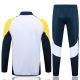 Survetement Real Madrid Veste 2024 2025 Blanc Jaune - Image 4