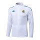 Survetement Real Madrid Veste 2025 2026 Blanc Bleu - Image 2